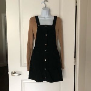 Women's Zara Black Overall Dress XS